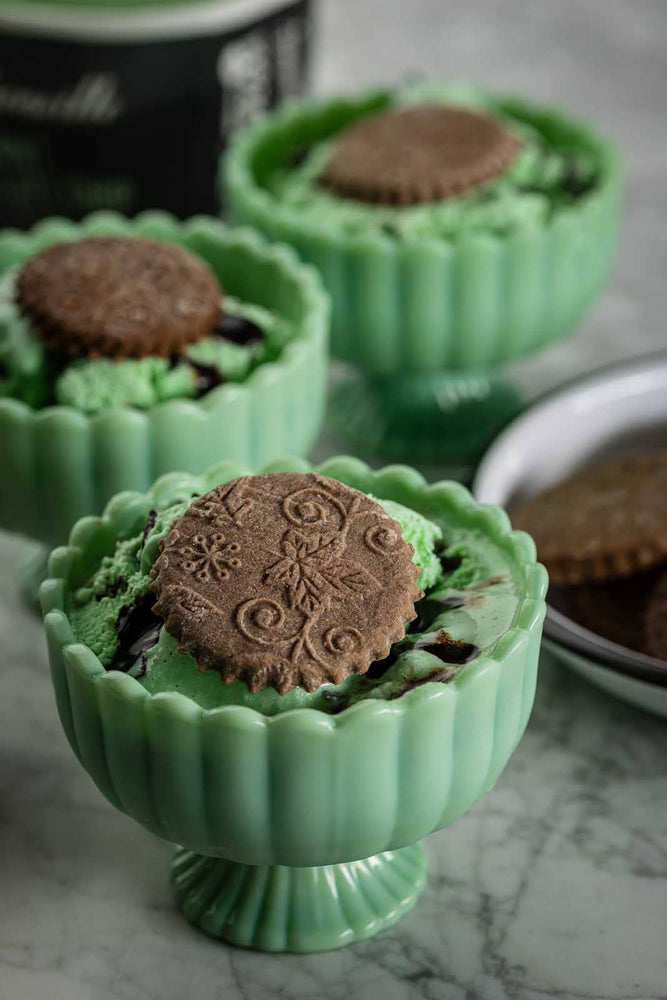 Jadeite Glass Collection Sundae Dish