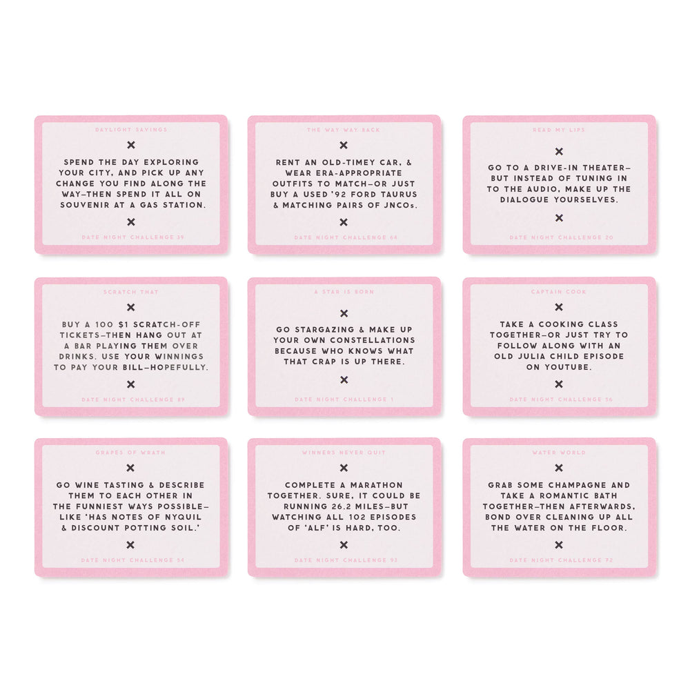 Brass Monkey Date Night Challenges