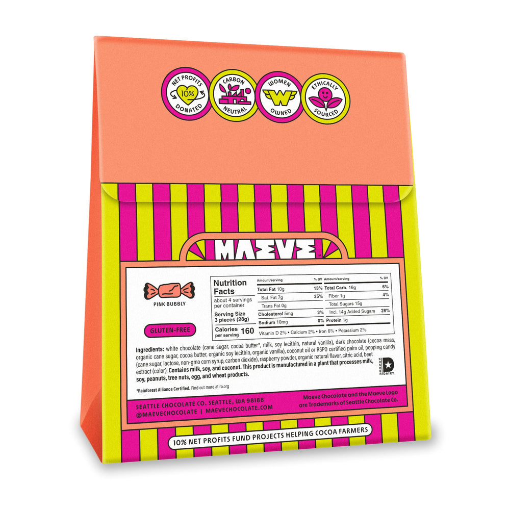 Pink Bubbly Bonbon Box - 4oz