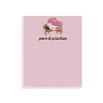 Snoozing Frenchie Notepad