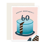 60 Cake | Happy 60Th Birthday Card