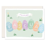 Felices Pascuas Eggs - Spanish Card