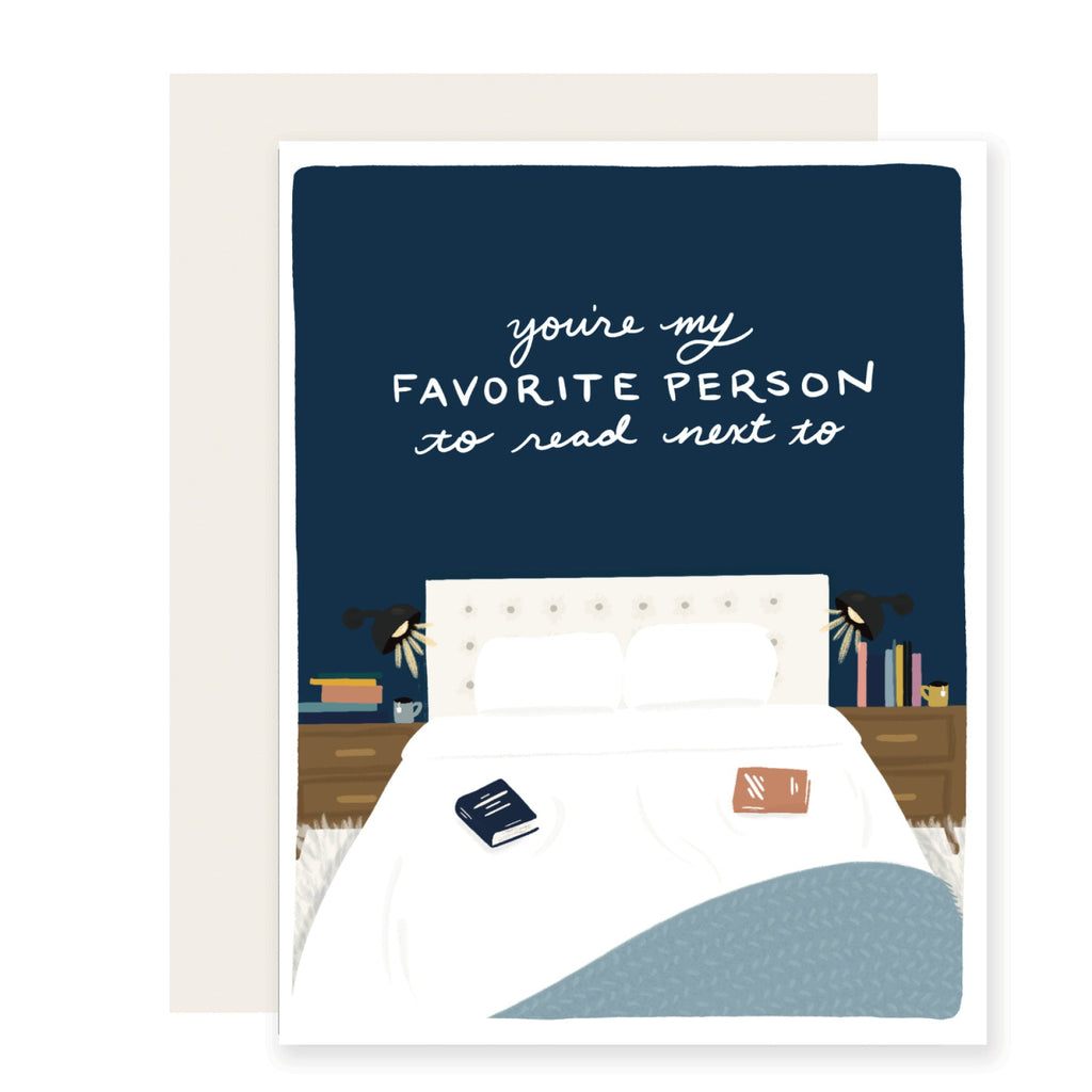 Read Next To | You're My Favorite Person Card – Slightly Stationery
