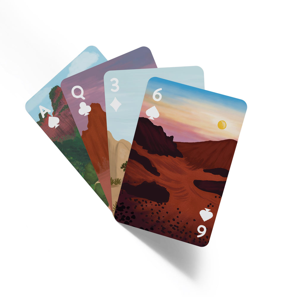 Slightly Imperfect National Parks Playing Cards
