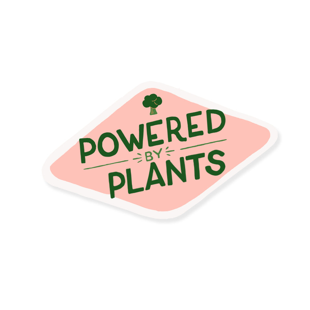 Powered by Plants Sticker