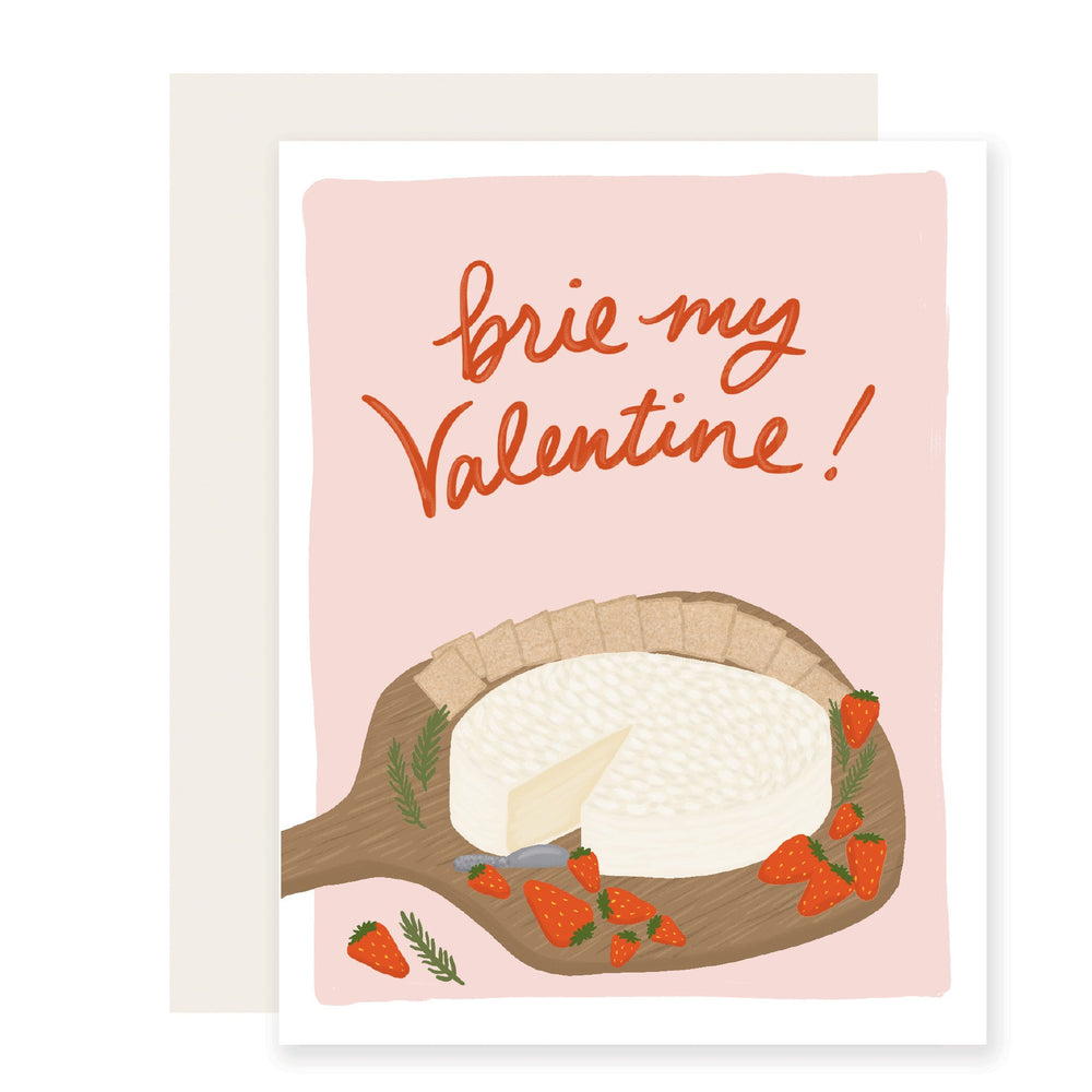 Brie My Valentine | Funny Valentine'S Day Card