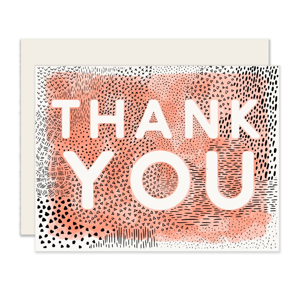 Abstract Thank You | Thank You Card