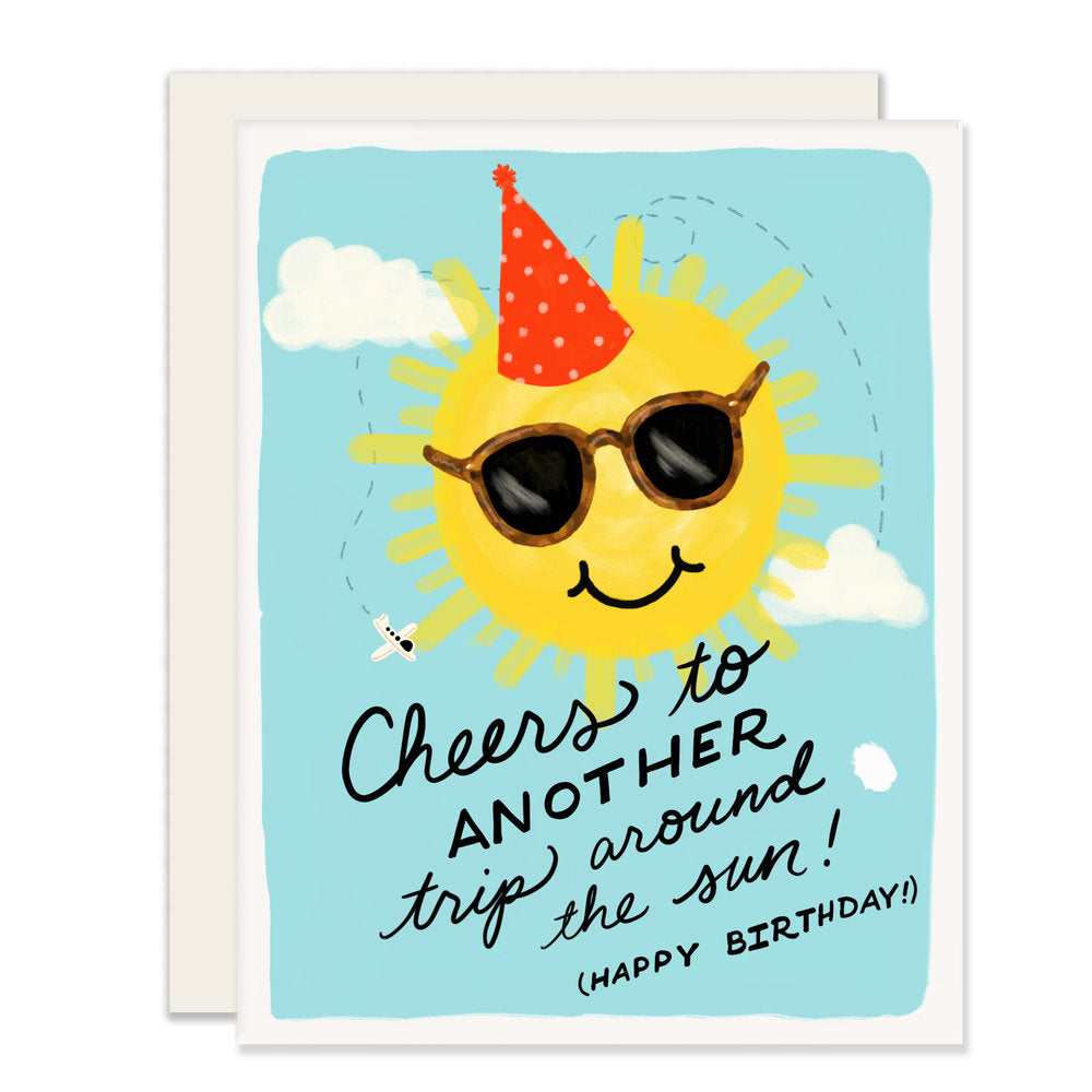 another year around the sun birthday card