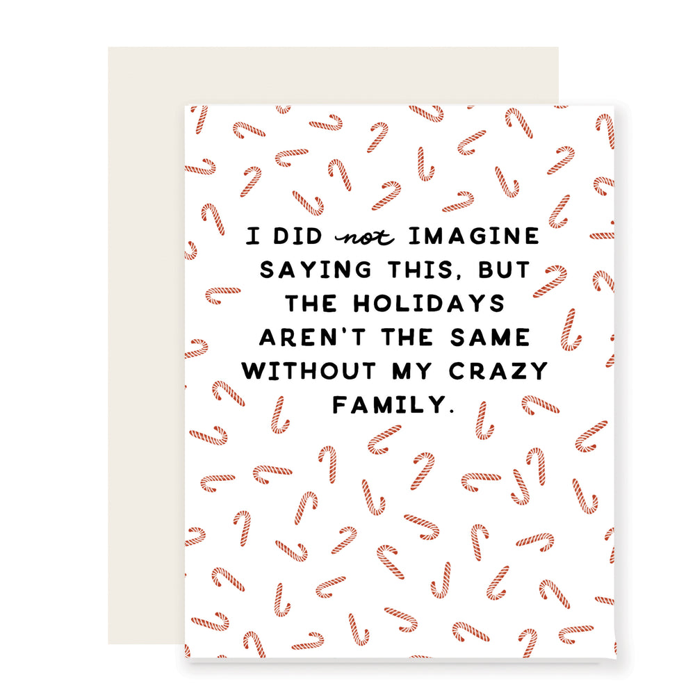 Crazy Family | Funny Holiday Card | Funny Christmas Card
