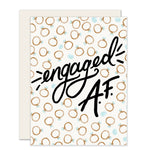 Engaged Af Card | Engagement Card