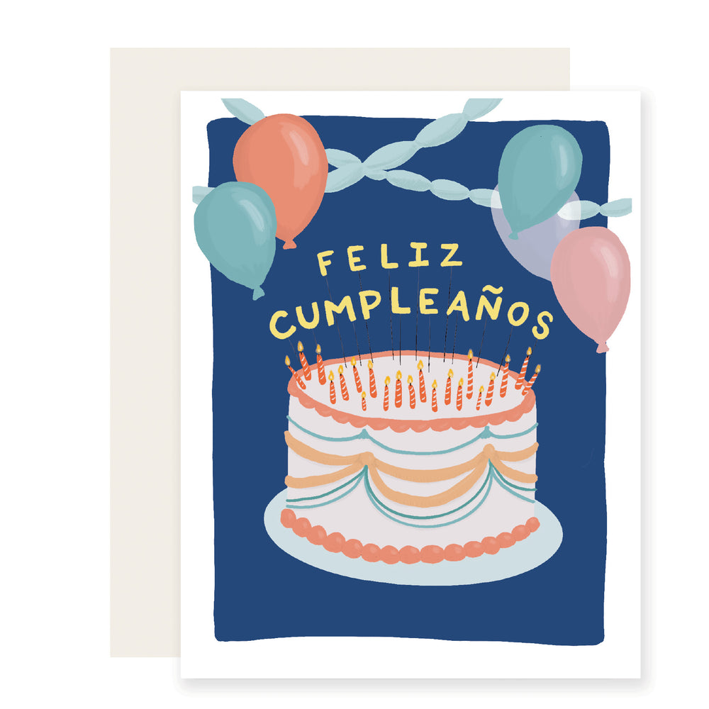 Feliz Cake - Spanish Card