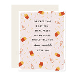Fry Love | Funny I Love You Card