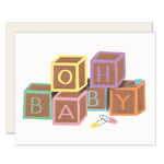 Baby Blocks | Baby Shower Card | New Baby Card