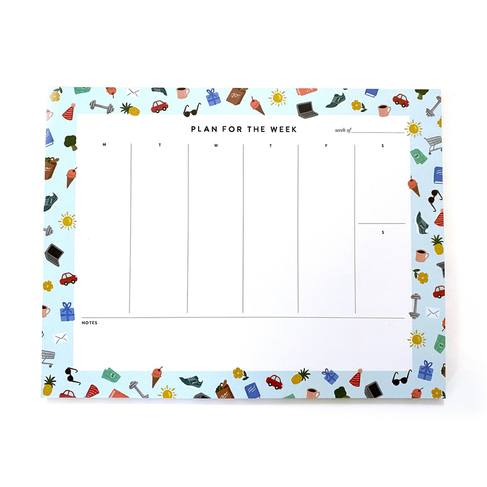 Plan For The Week Desk Pad